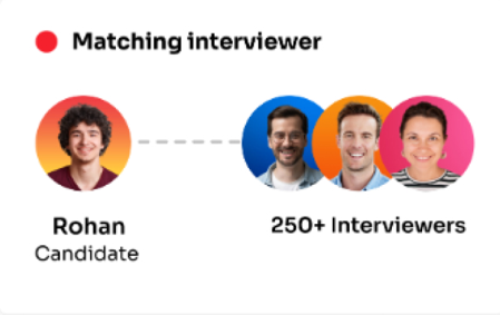 On-demand interviews interface